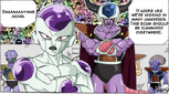 Freeza babbling about the Saiyans in the tournament.