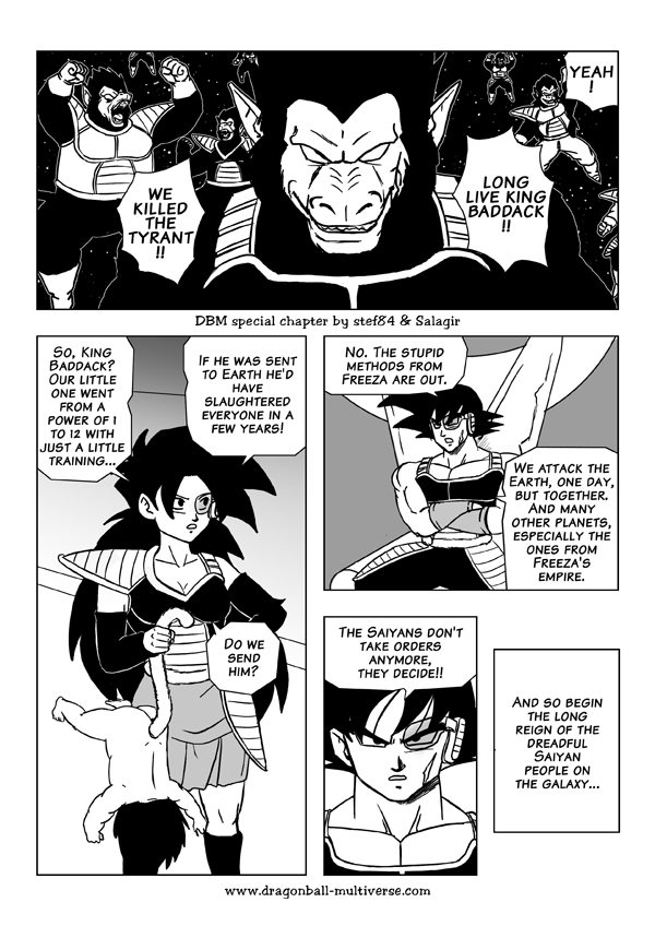 Dragon Ball Multiverse on X: DBM Universe 5 by Gothax With Toma, Totapo,  Celipa, Pambukin and Bardock SSJ3 Fiction of Fiction :)   / X