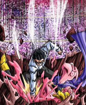 Ultimate Goku Vs Ultimate Vegeta #dragonballmultiverse #dragonballz #d