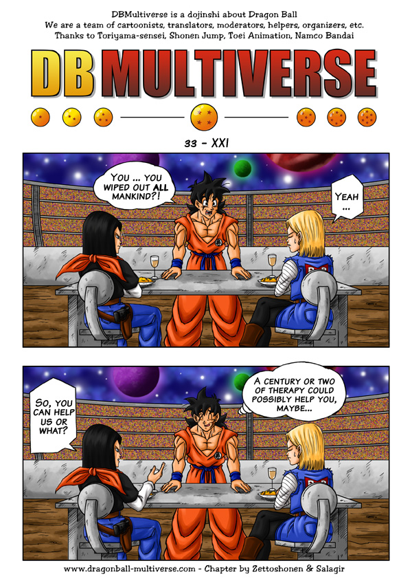 Fanfic Dragon Ball Multiverse: The Novelization - Part 2, Chapter 6 -  DBMultiverse