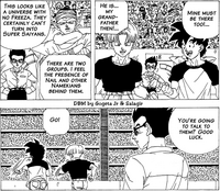 Gohan warning the boys