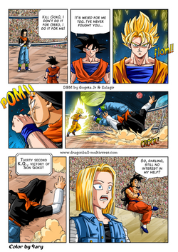 Commission: DragonBall Multiverse - Uub Vs Goku by HomolaGabor on