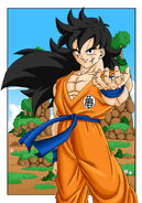 Yamcha (Art poster drawn by Gogeta jr.)