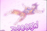 Goku vaporized by Freeza´s attack