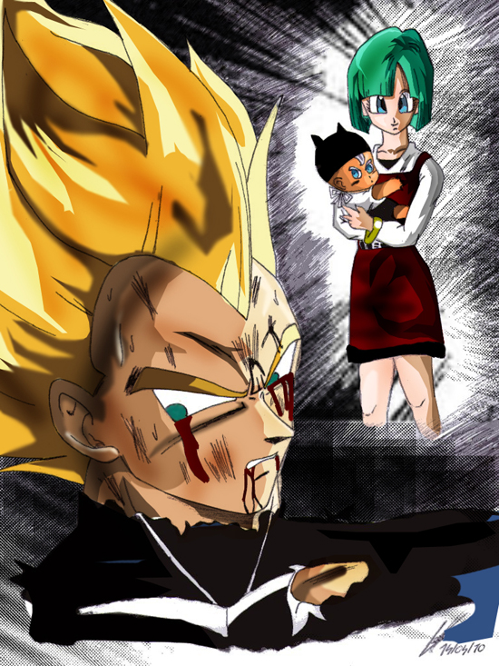 Dragon Ball Multiverse Vegeta vs Mirai Trunks by AlexMercury16 on DeviantArt