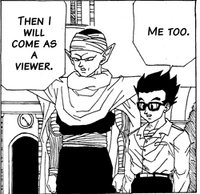Gohan and Piccolo viewing