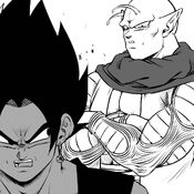 Vegetto angry at Gast