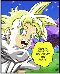 Teen Gohan Happy