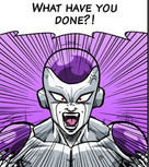 Freeza enraged over his destroyed capital