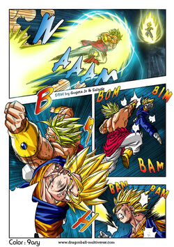 Dragonball Multiverse - Bejito VS Broly by hoCbo on DeviantArt