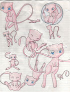 Mew from pokemon by cloud strife 1