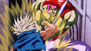 18. Kogu struggles against Super Saiyan Trunks