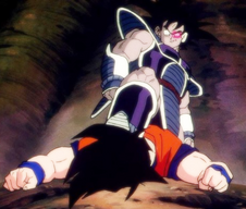 Turles over Goku