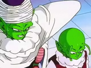 Piccolo and Dende sensing Super Buu's first appearance