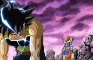 Bardock crackles with electricity