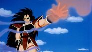 Raditz after destroying the pickup truck