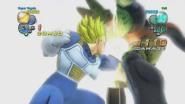 Vegeta punches Cell in Ultimate Tenkaichi