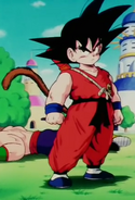 Kid Goku at 15 or (16) years old teenager and Shaun faces the younger King Piccolo after saving Tien Shinhan and Danielle from Drum