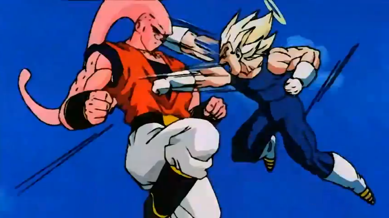 vegeta and majin vegeta (dragon ball and 1 more) drawn by  kakeru_(dbskakeru)