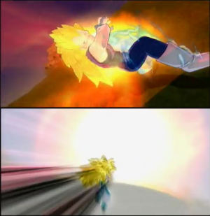 Is vegeta doing a galick gun or final flash. Japanese dub says