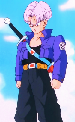 Did the future Trunks undergo the same transformation as Broly in