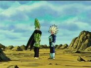 Perfect Cell confrontation Future Trunks