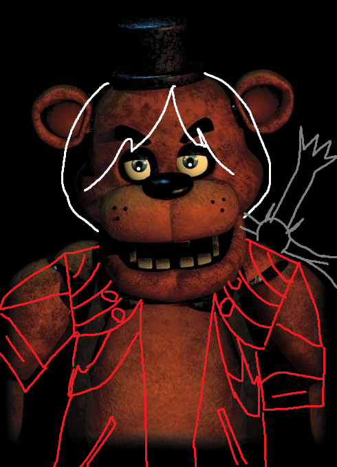 Drawing FREDDY in Different Anime, Manga & Game Styles (FNAF) 