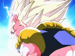 Goku Goes Super Saiyan 2 against Majin Buu 