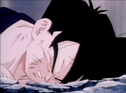 Gohan defeated by Turles