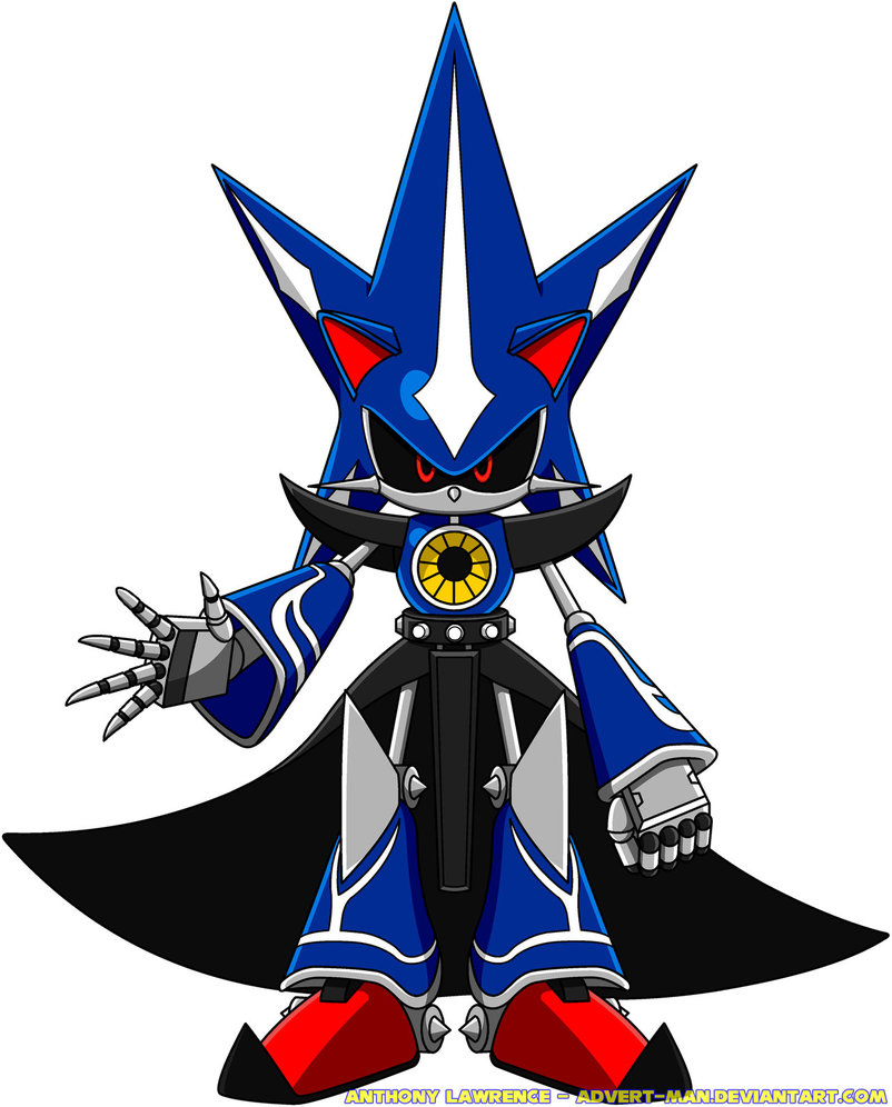 Neo Metal Sonic coloring page, printable Neo Metal Sonic