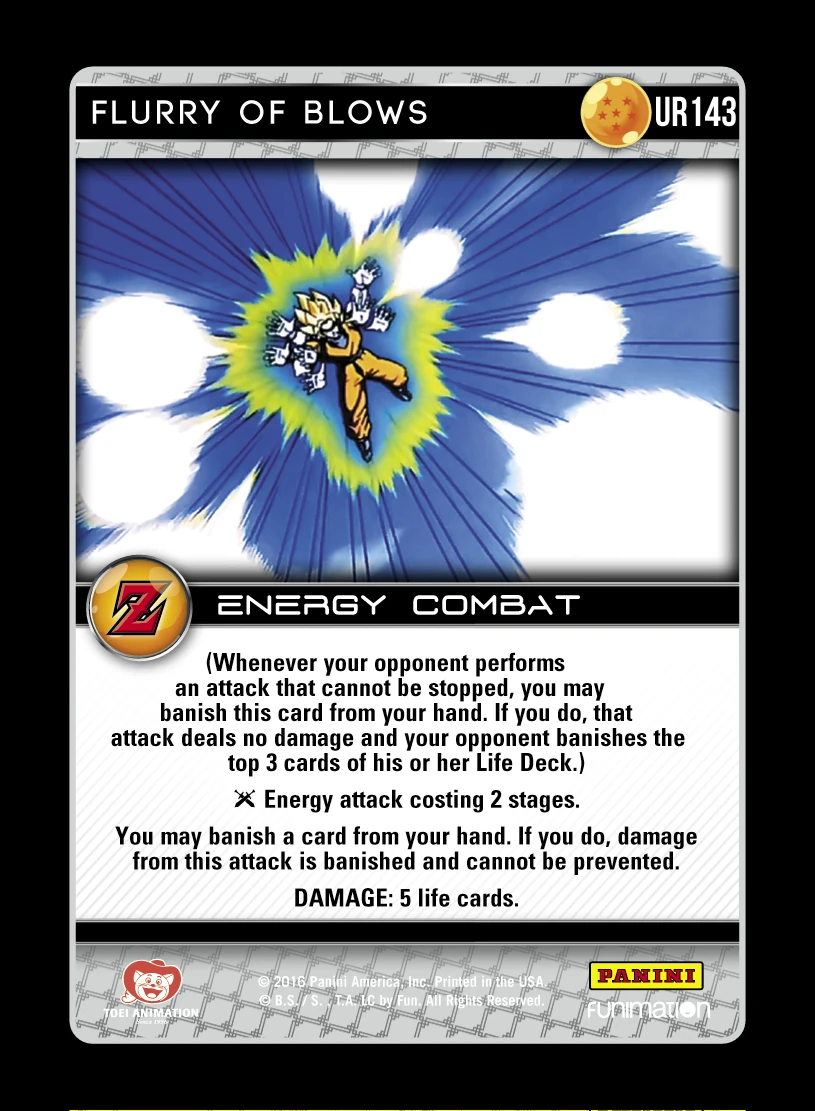 Flurry of Blows DragonBallZTCG Wiki Fandom