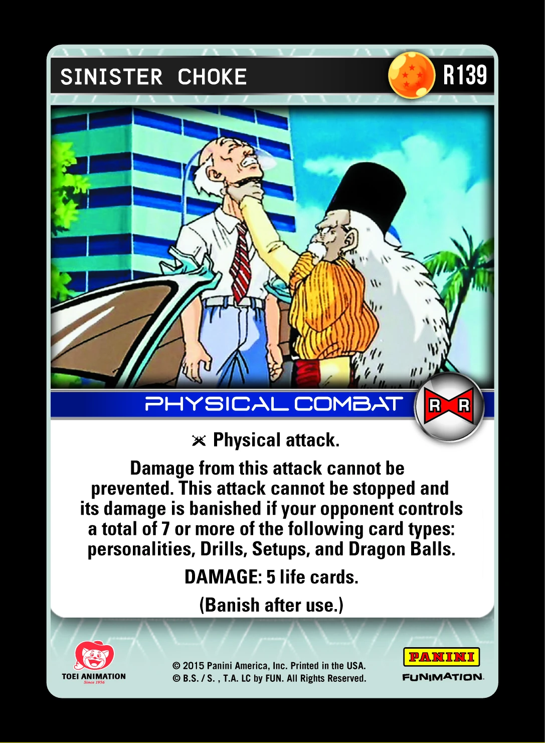 Sinister Choke | DragonBallZTCG Wiki | Fandom