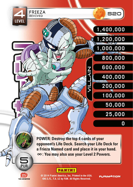 Frieza - Revived | DragonBallZTCG Wiki | Fandom