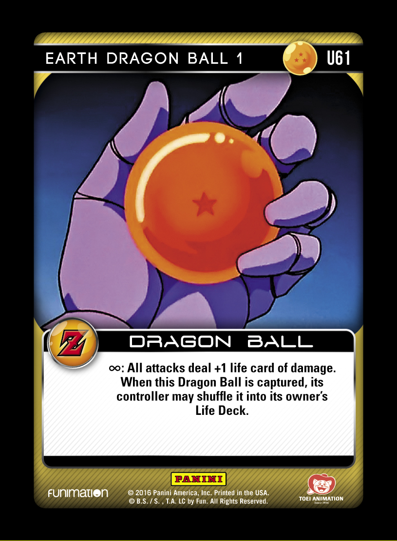 Earth Dragon Ball 1 Dragonballztcg Wiki Fandom