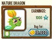 Nature Dragon in Shop
