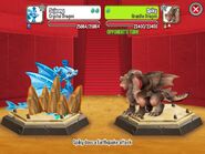 Fighting Granite Dragon with Crystal Dragon