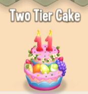 Birthday Two Tier Cake