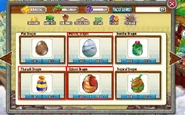 Pharaoh Dragon Egg in storage
