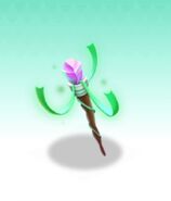 Ether Staff = "Forged by the High Ethereal Dragon, this staff can bless you with double elements."