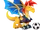 Fußball-Drache