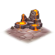 Be very careful when approaching the Flame Habitat because you can easily get burned! In any case, this habitat has just the right temperature for Flame Dragons.