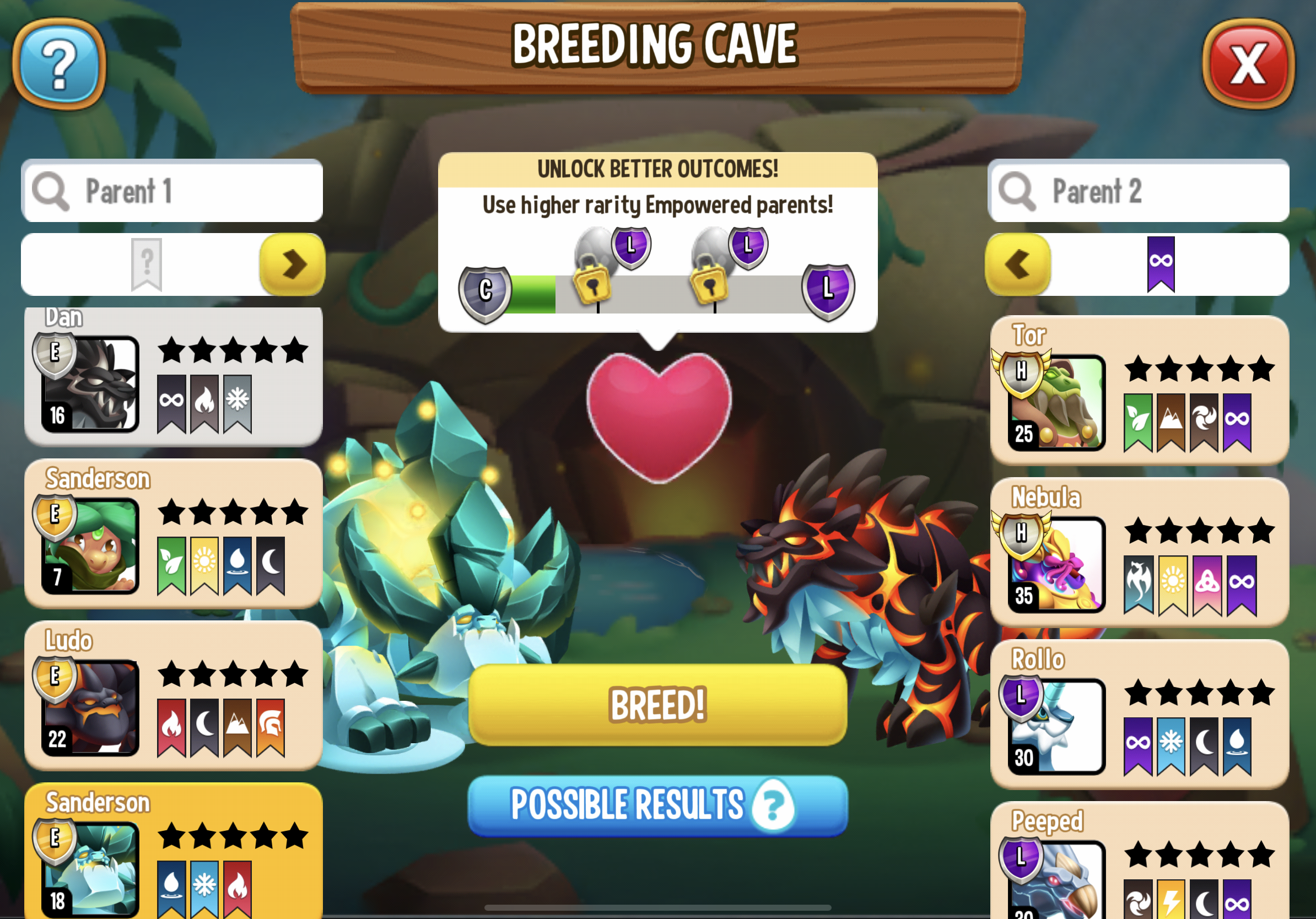 dragon city breeding elements dragon