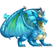 Aquamarine Dragon Adult image