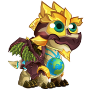 Earth Day Dragon Baby image
