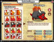 Volcano Dragon in the Dragon Book