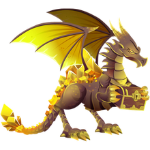 Treasure Dragon Dragon City Wiki Fandom Because opposites attract, they are completely different from their destined according to nethack, a yellow dragon has acid breath, and eating the corpse of a yellow dragon grants acid and petrification resistance. treasure dragon dragon city wiki fandom