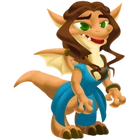 Brown Haired Dragon 3