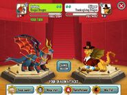 Fighting Thanksgiving Dragon with Shogun Dragon