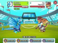 Fighting Pulga Dragon with Crystal Dragon