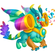 Confetti Dragon Adult image